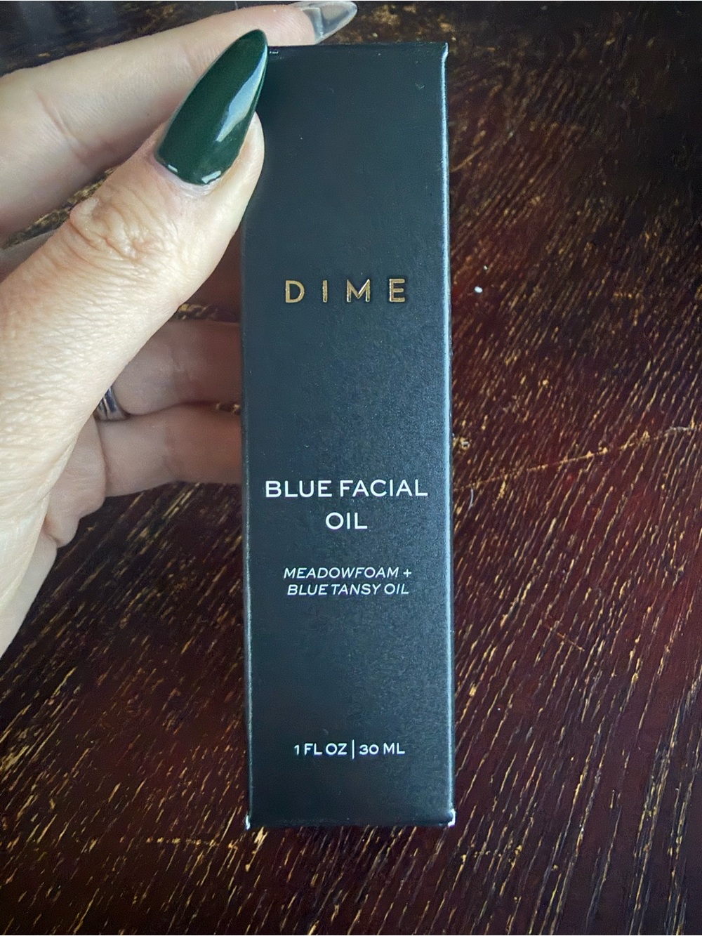 DIME Blue Facial Oil — Hydrating Blue Facial Oil (Black Packaging)